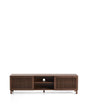 TV-Möbel Beyla aus Furnier und Massivholz aus Esche mit nussbaumfarbenem Finish 180 x 49,5 cm FSC 100% von Kave Home – Produktbild 1