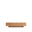TV-Möbel Norlen mit 4 Türen in Eichenfurnier mit naturfarbenem Finish FSC Mix Credit 200 x 46 cm von Kave Home – Bild 1