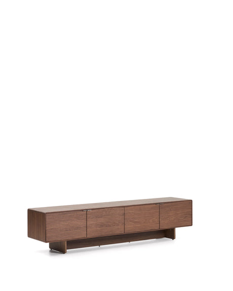 TV-Möbel Norlen mit 4 Türen in Nussbaumfurnier FSC Mix Credit 200 x 46 cm von Kave Home – Produktbild 6