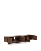 TV-Möbel Norlen mit 4 Türen in Nussbaumfurnier FSC Mix Credit 200 x 46 cm von Kave Home – Produktbild 8