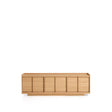 TV-Möbel Onix aus Eichenfurnier mit Naturton-Finish 150 x 47 cm FSC Mix Credit von Kave Home – Bild 1