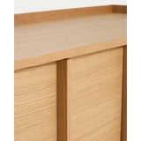 TV-Möbel Onix aus Eichenfurnier mit Naturton-Finish 150 x 47 cm FSC Mix Credit von Kave Home – Bild 5