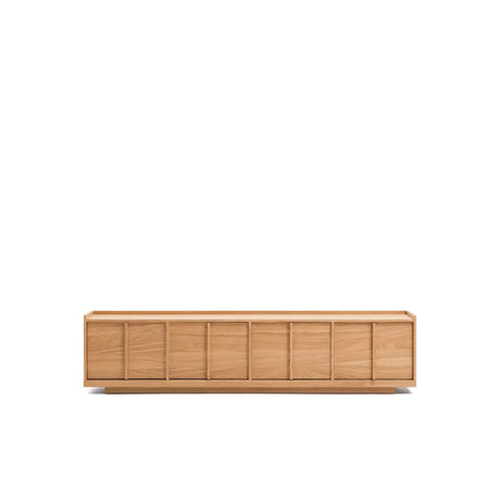 TV-Möbel Onix aus Eichenfurnier mit Naturton-Finish 200 x 45 cm FSC Mix Credit von Kave Home – Bild 1