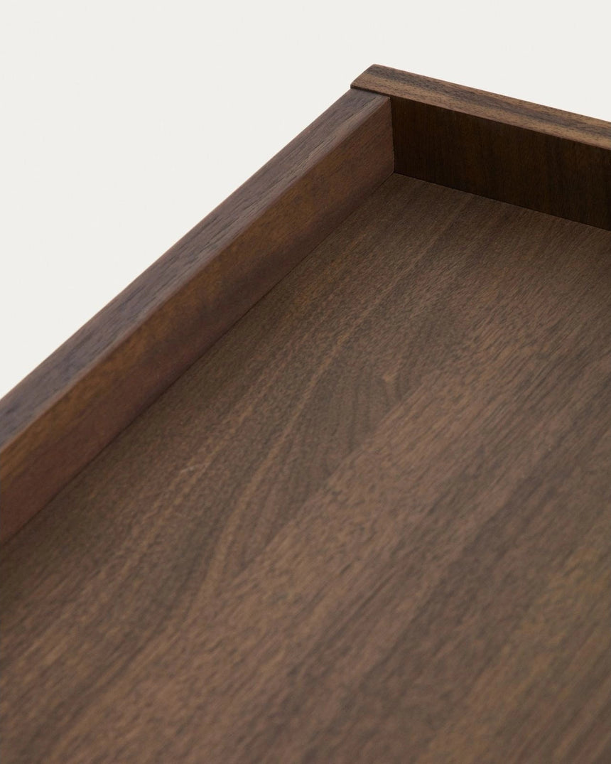 TV-Möbel Onix aus Walnussfurnier mit dunklem Finish 150 x 47 cm FSC Mix Credit von Kave Home – Bild 8