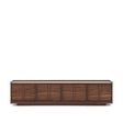 TV-Möbel Onix aus Walnussfurnier mit dunklem Finish 200 x 45 cm FSC Mix Credit von Kave Home – Produktbild 9