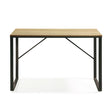 Talbot Schreibtisch MDF Finish in Natur und Stahlbeine mit schwarzem Finish 120 x 60 cm von Kave Home – Produktbild 6