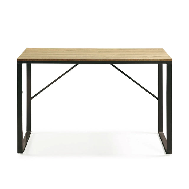 Talbot Schreibtisch MDF Finish in Natur und Stahlbeine mit schwarzem Finish 120 x 60 cm von Kave Home – Produktbild 6