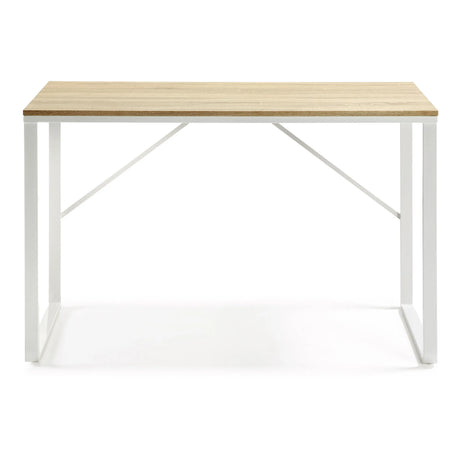 Talbot Schreibtisch aus Melamin natur und Stahlbeinen mit weißem Finish 120 x 60 cm von Kave Home – Produktbild 8