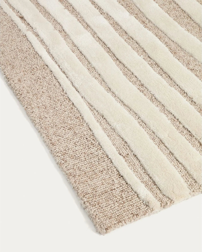 Teppich Colire aus Wolle und Viskose, beige, 200 x 300 cm von Kave Home – Bild 4