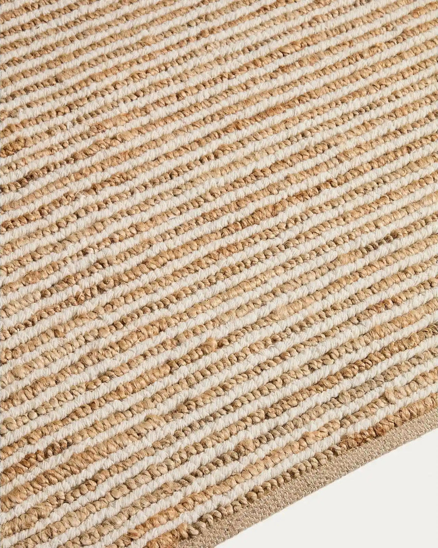 Teppich Derule aus Jute und Wolle in Beige 200 x 300 cm von Kave Home – Bild 4