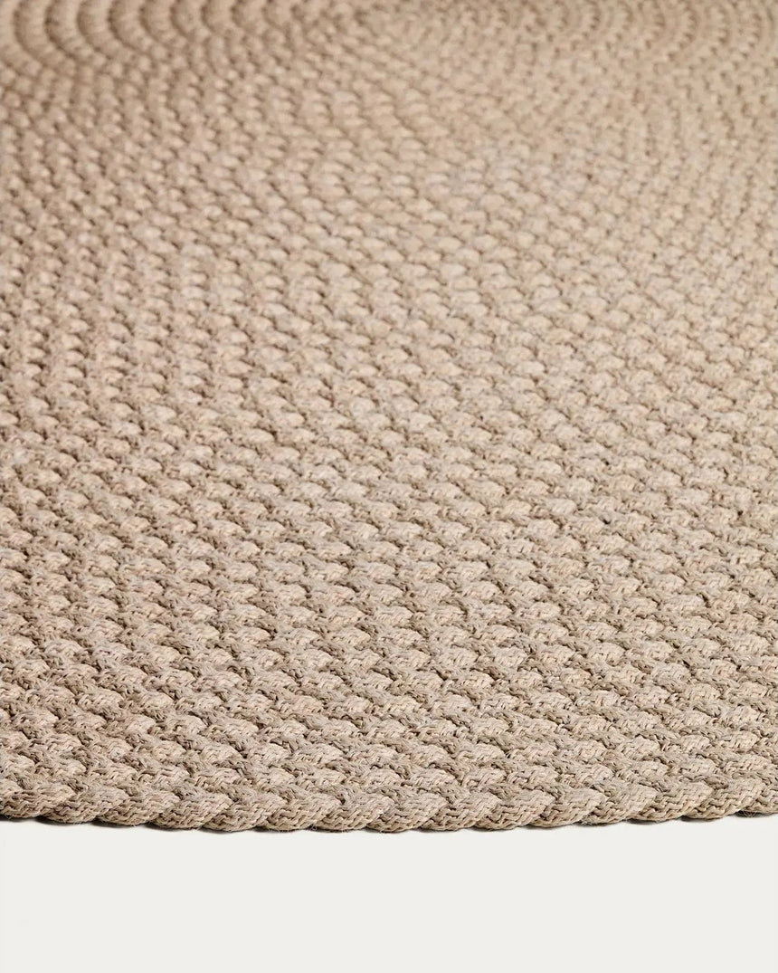 Teppich Despas aus Synthetikfaser écru Ø 150 cm von Kave Home – Bild 4