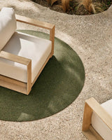 Teppich Despas aus synthetischen Fasern grün Ø150 cm   von Kave Home – Bild 2