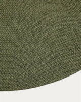 Teppich Despas aus synthetischen Fasern grün Ø150 cm   von Kave Home – Bild 4