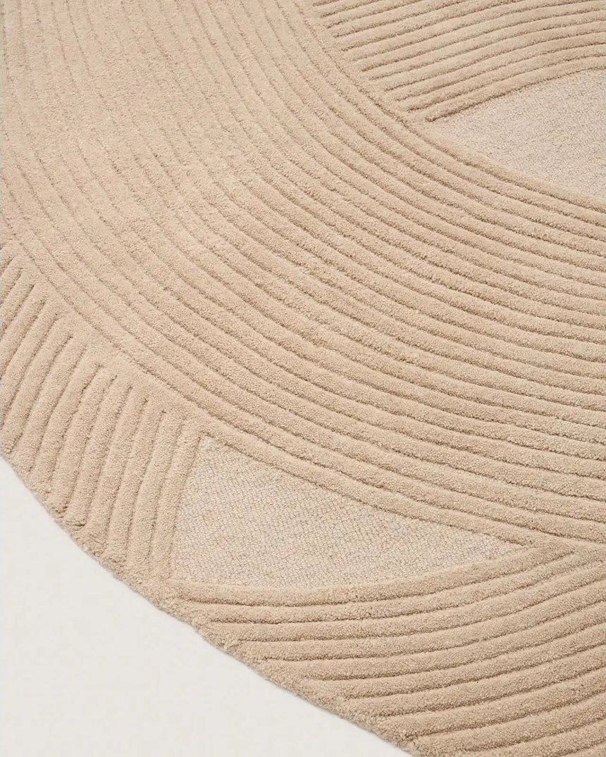 Teppich Domm aus Wolle beige 160 x 230 cm von Kave Home – Bild 4