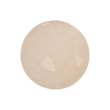 Teppich Domm aus Wolle beige Ø 200 cm von Kave Home – Bild 1