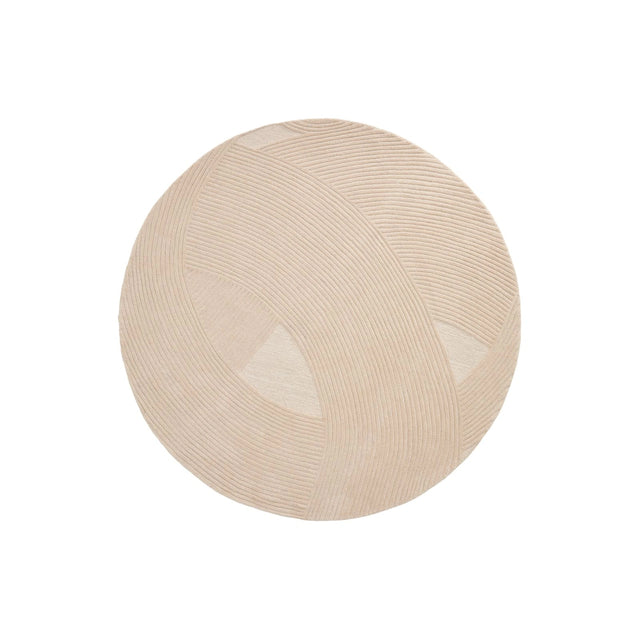 Teppich Domm aus Wolle beige Ø 200 cm von Kave Home – Bild 1