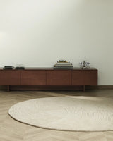 Teppich Domm aus Wolle beige Ø 200 cm von Kave Home – Bild 3