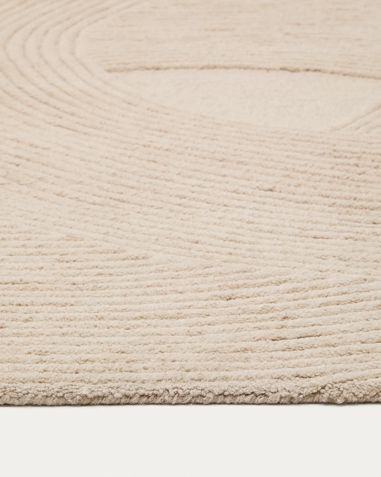 Teppich Domm aus Wolle weiß 200 x 300 cm von Kave Home – Produktbild 2