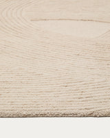 Teppich Domm aus Wolle weiß 200 x 300 cm von Kave Home – Produktbild 2