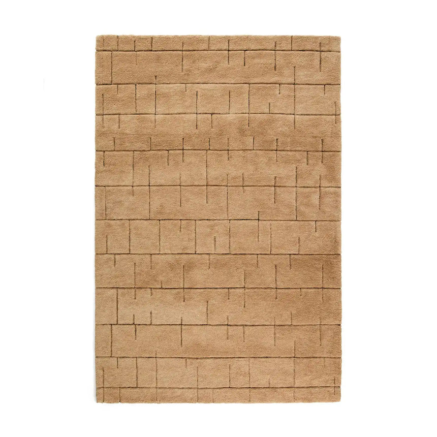Teppich Helun aus Wolle mit grafischem Muster in Braun, 200 x 300 cm von Kave Home – Bild 1