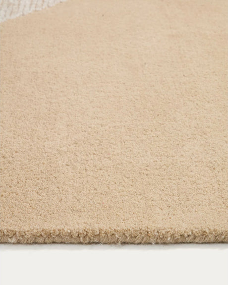 Teppich Ivena aus Wolle in Beige 200 x 300 cm von Kave Home – Bild 4