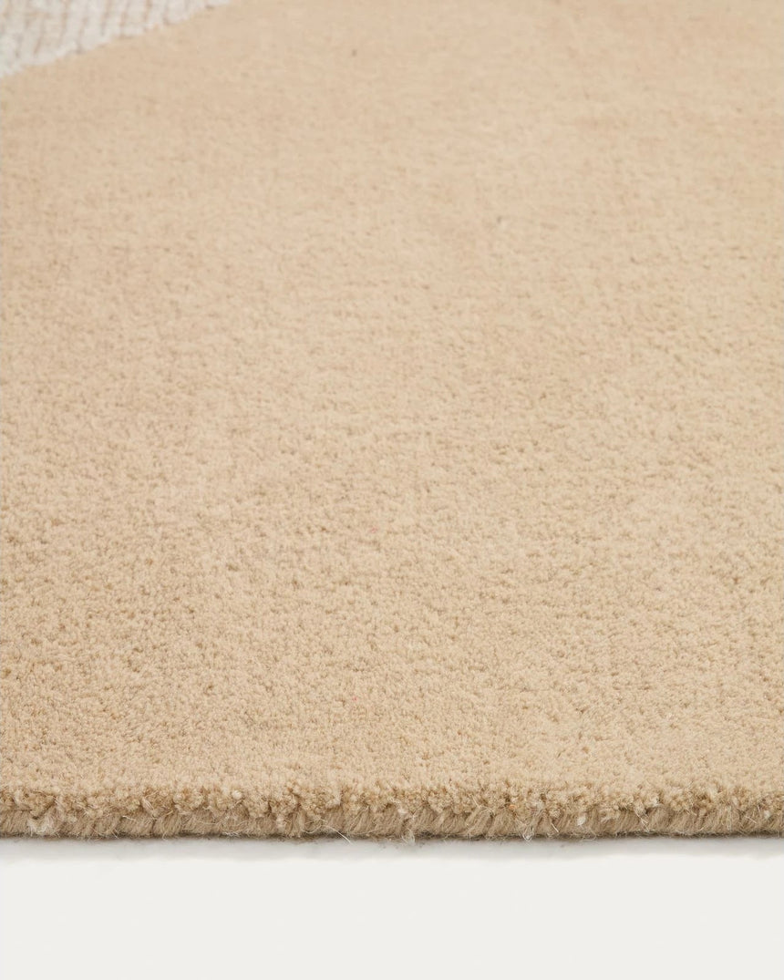 Teppich Ivena aus Wolle in Beige 200 x 300 cm von Kave Home – Bild 4