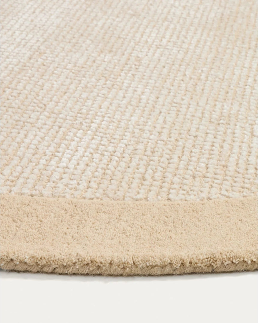 Teppich Ivena aus Wolle und Viskose in Beige 160 x 230 cm von Kave Home – Bild 5