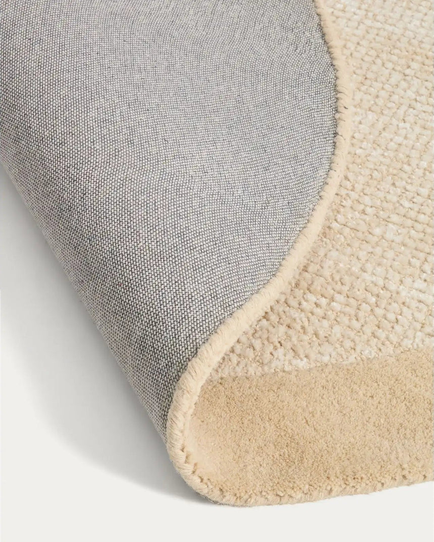 Teppich Ivena aus Wolle und Viskose in Beige 160 x 230 cm von Kave Home – Bild 6