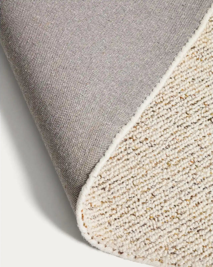 Teppich Lenuo aus Wolle und Baumwolle mit Jacquardmuster in Écru 160 x 230 cm von Kave Home – Bild 6