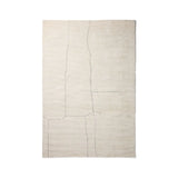 Teppich Lisdan aus Synthetikfasern in Ecru mit grafischem Muster in Grün, 160 x 230 cm von Kave Home – Bild 1