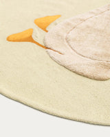 Teppich Milu 100% Baumwolle gänsegrün Ø 100 cm von Kave Home – Bild 3