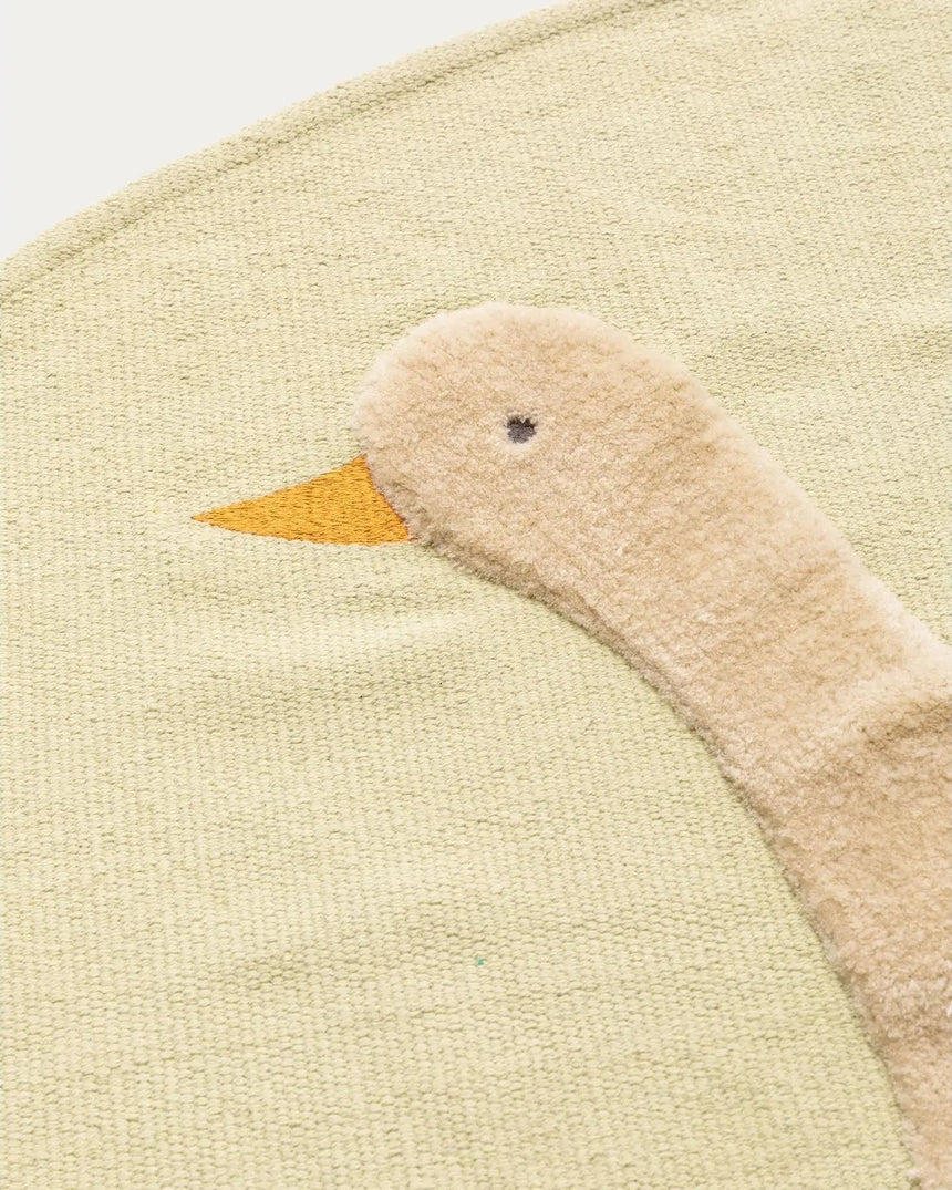 Teppich Milu 100% Baumwolle gänsegrün Ø 100 cm von Kave Home – Bild 4