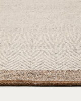 Teppich Nifelia Jacquard aus Wolle beige 160 x 230 cm von Kave Home – Produktbild 2
