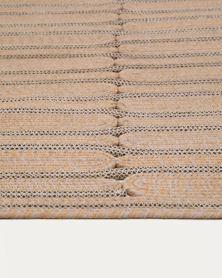 Teppich Olivan 100 % PET hellorange 200 x 300 cm von Kave Home – Produktbild 1