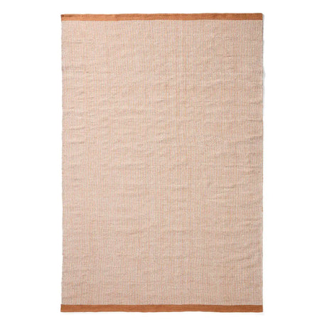 Teppich Tinei aus 100 % PET mit orangefarbenen Streifen, 200 x 300 cm von Kave Home – Bild 1