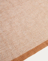 Teppich Tinei aus 100 % PET mit orangefarbenen Streifen, 200 x 300 cm von Kave Home – Bild 2