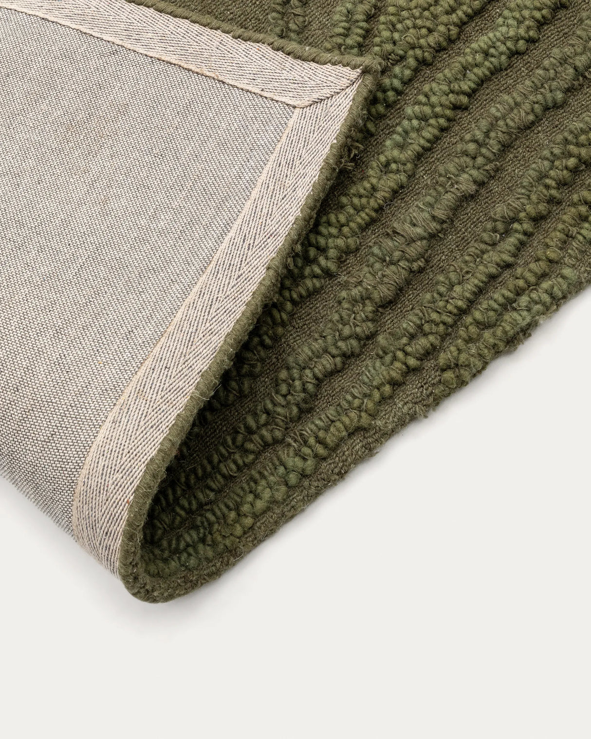 Teppich Veiza aus Wolle grün 160 x 230 cm von Kave Home – Produktbild 3