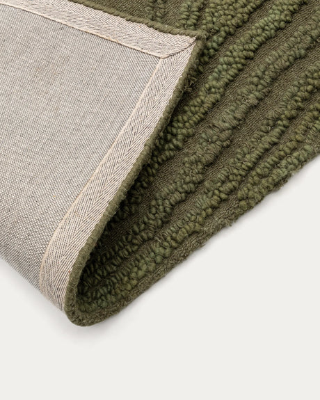 Teppich Veiza aus Wolle grün 160 x 230 cm von Kave Home – Produktbild 3