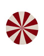 Teppich Wirla 100% Baumwolle beige und rot Ø 100 cm von Kave Home – Produktbild 6