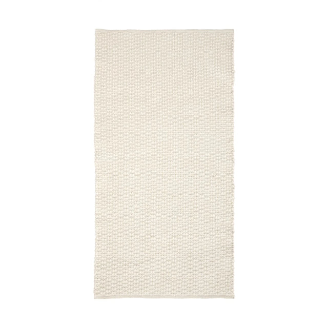 Teppichläufer Mascarell Baumwolle und Polyester weiß 70 x 140 cm von Kave Home – Bild 1