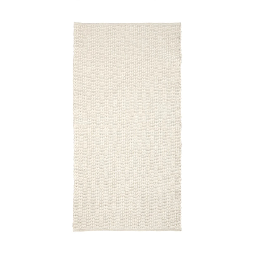 Teppichläufer Mascarell Baumwolle und Polyester weiß 70 x 140 cm von Kave Home – Bild 1
