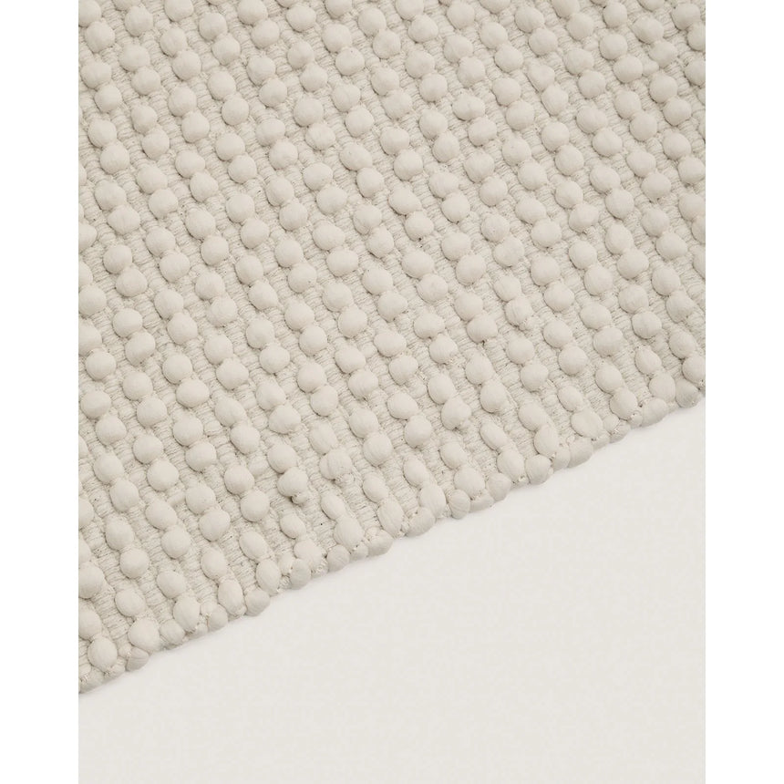 Teppichläufer Mascarell Baumwolle und Polyester weiß 70 x 140 cm von Kave Home – Bild 4