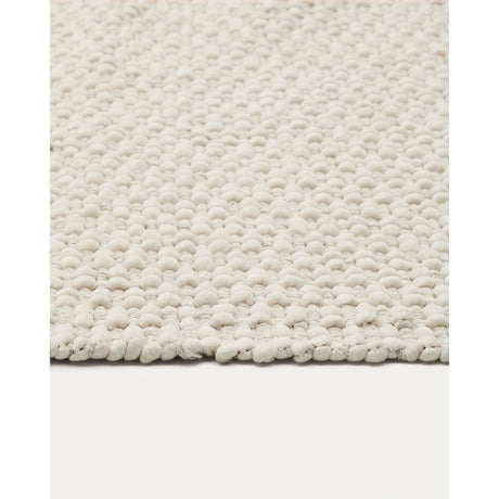 Teppichläufer Mascarell Baumwolle und Polyester weiß 70 x 140 cm von Kave Home – Bild 6