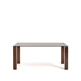 Tisch Adularia aus braunem Einscheiben-Sicherheitsglas, 160 x 90 cm von Kave Home – Bild 1