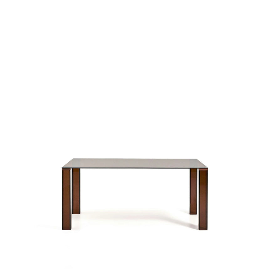 Tisch Adularia aus braunem Einscheiben-Sicherheitsglas, 160 x 90 cm von Kave Home – Bild 5