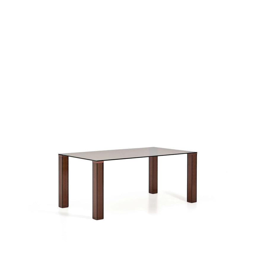 Tisch Adularia aus braunem Einscheiben-Sicherheitsglas, 160 x 90 cm von Kave Home – Bild 7