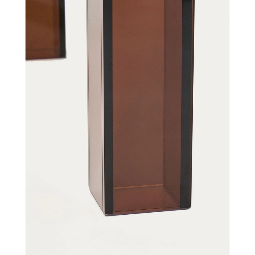 Tisch Adularia aus braunem Einscheiben-Sicherheitsglas, 200 x 100 cm von Kave Home – Bild 13
