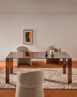 Tisch Adularia aus braunem Einscheiben-Sicherheitsglas, 200 x 100 cm von Kave Home – Bild 6