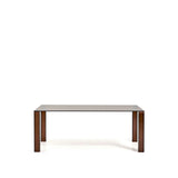 Tisch Adularia aus braunem Einscheiben-Sicherheitsglas, 200 x 100 cm von Kave Home – Bild 8