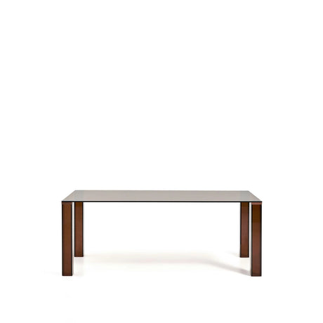 Tisch Adularia aus braunem Einscheiben-Sicherheitsglas, 200 x 100 cm von Kave Home – Bild 8